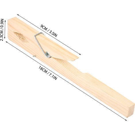 Pinces en bois pour tubes à essai vendues par lots de 10 (1/5)