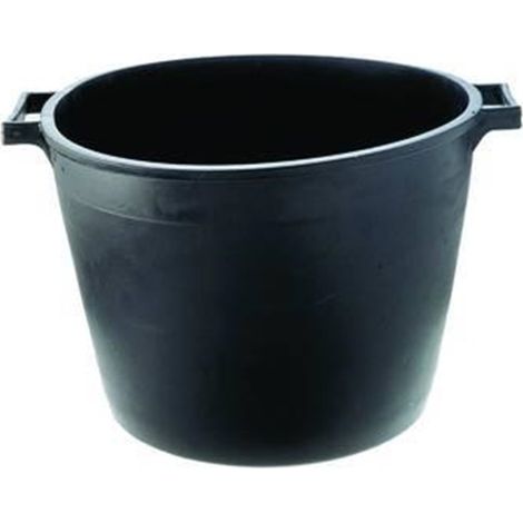 MASTELLO LT 40 + MANICI NERO VASO SECCHIO EDILIZIA GIARDINO FERR 243056