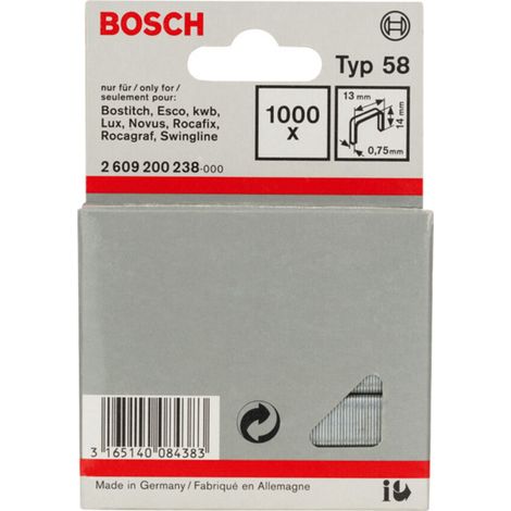 Bosch Feindrahtklammer Typ 58 13 x 0,75 x 14 mm