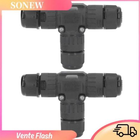 Sonew Connecteur de boîte de jonction à 3 voies 3 fils Connecteur de Boîte de Jonction à 3 Voies, PA66 et electronique connecteur (1/5)