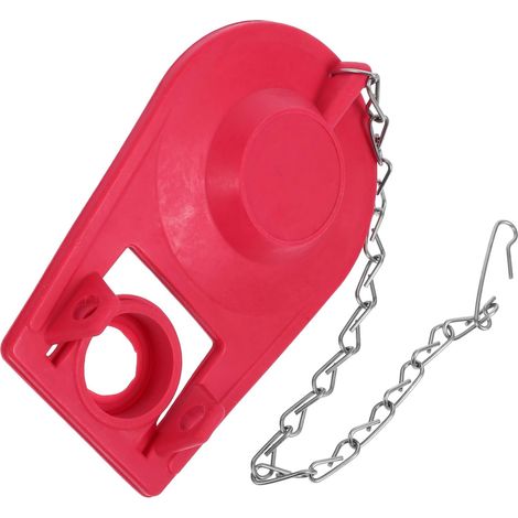 Clapet de Réservoir de Toilette, Caoutchouc, Rouge (1/5)