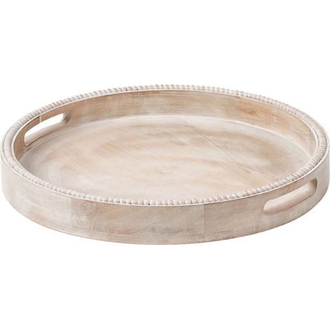 Serving Tray DAMANHUR Mango Wood Light Brown (1/5)