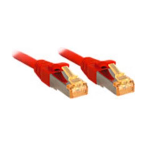 LINDY Patchkabel Cat6A SFTP LSOH Cat7 Rohkabel rot 0.30m (1/2)