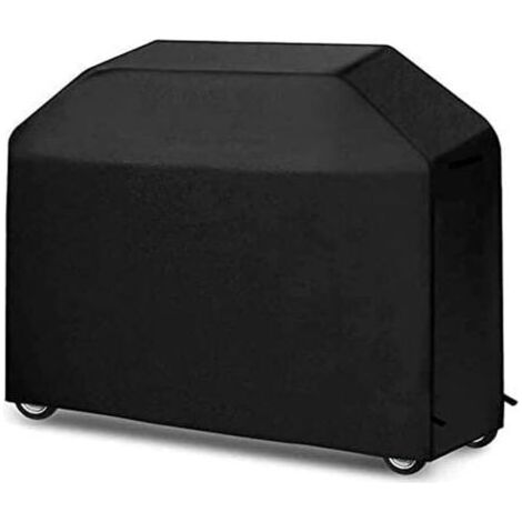 Housse de protection imperméable pour barbecue 190 x 71 x 117 cm noire (1/3)
