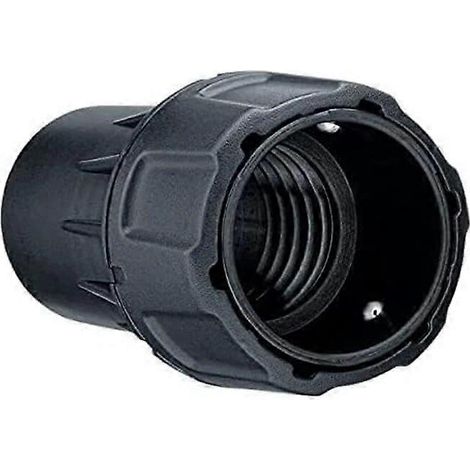 connecteur multifonction rapide DWV9000 en plastique noir pour tuyaux d'aspirateurs et extracteurs de poussière Dewalt, compatible avec divers outils et carénages DW. (1/5)