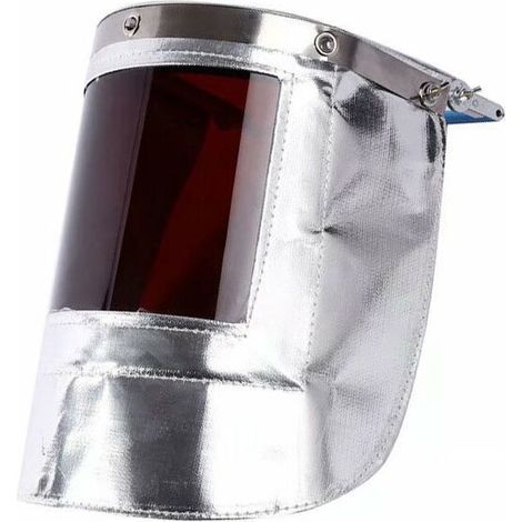 Masque facial en feuille d'aluminium résistant aux hautes températures pour la métallurgie de fusion avant du four, masque facial (1/5)