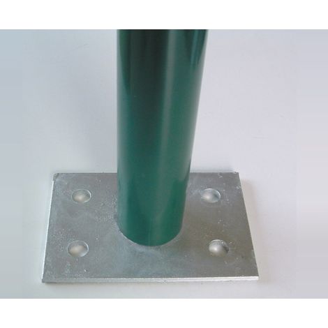 Supporto a Tassellare per Palo Tondo 48 mm in Piatto 100X3