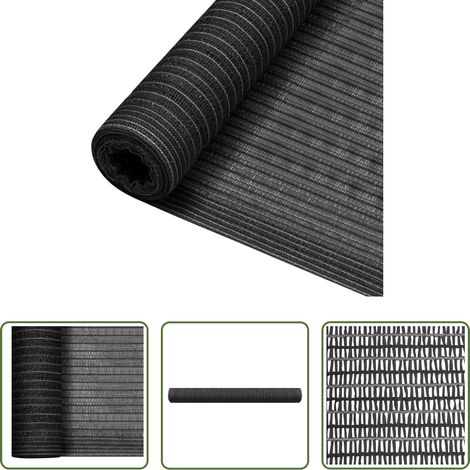 vidaXL HDPE-Netz -  Zaunblende Anthrazit 1,2x50 m HDPE 150 g/m²