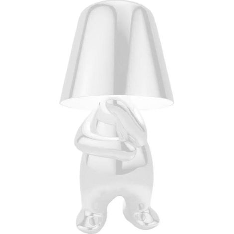 Lámpara de mesilla táctil, lámpara de escritorio Thinker dorada, inalámbrica, recargable, portátil, decorativa, con carga USB - YUHAO (1/5)