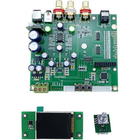 Carte décodeur DAC avec prises RCA plaquées or, sans interface USB (1/5)