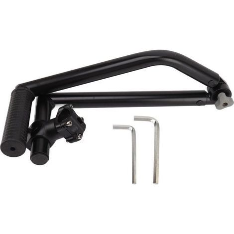 BelleRise - Poignée Ergonomique - Nosheir - Universelle pour Débroussailleuse - Acier Inoxydable 62 cm - Anti-Dérapante (1/5)