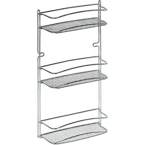 Estante de baño cromo Star recta 3P 25x10 H.47 Artex