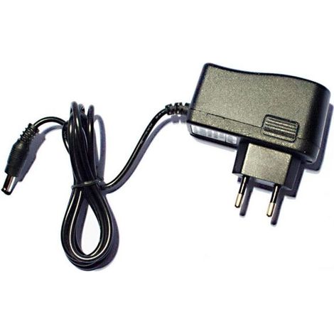 ALIMENTATORE TRASFORMATORE 220V STABILIZZATO 12V TRIMMER PER LED TELECAMERA 1A