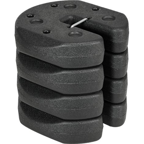 Outsunny Gazebo Weights Set of 4 with Reinforce Pins, Total 12KG