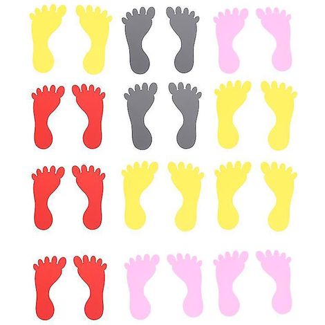 27 Paar PVC-Bodenaufkleber (1/3)