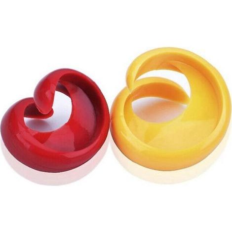 2Pcs Sausage Cutter Set Food -Grade Plastic Manual Sausage Cutter Spiral Barbecue Hot Dogs Cutter Sl (1/4)