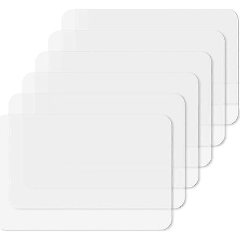 Tapis de cuisine transparent, dessous de plat, protège-table, sets de table imperméables, protège-plan de travail, set de table (1/5)