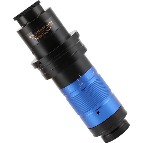 Loupe binoculaire monoculaire KP‑7056TVOP7, objectif 32X‑252X, zoom 0.7X‑5.6X à réglage continu pour observation détaillée (1/5)