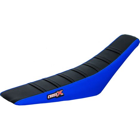 HOUSSE DE SELLE SHERCO SE-R SEF-R TOP BLACK- SIDE BLUE-STRIPES BLACK