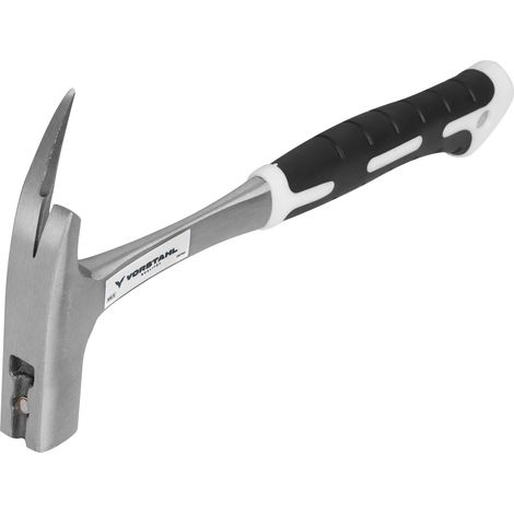 Marteau de charpentier pour toiture, acier forgé, monobloc, aimanté, 600 g, Vorstahl (1/4)