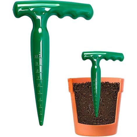 Plantoir à main ergonomique réglable pour de jardin, aide à la transplantation pour concombres, de tomates, jardin de ferme, outil de jardinage pour serre (1/5)