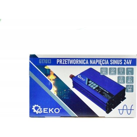 Geko G17013 24V zu 230V Wechselrichter 1000W Kompakt