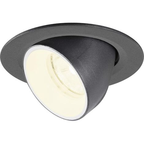 Spot encastré NUMINOS® GIMBLE XS 4000 K 20° IP20 rond noir / blanc - SLV - 1010063 (1/4)