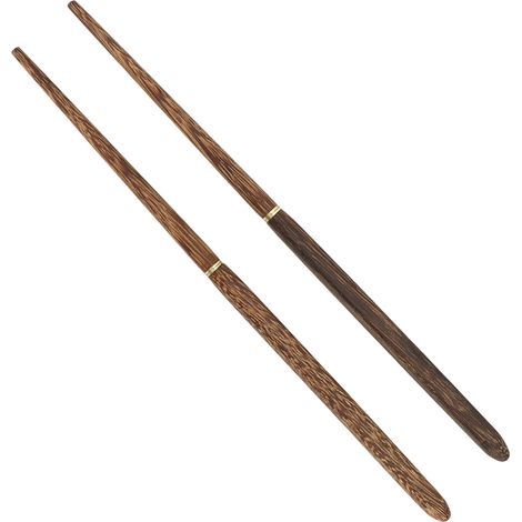 Zusammenklappbare Essstäbchen aus Holz, tragbares und abnehmbares Holzbesteck, Camping-Essstäbchen aus Hühnerflügelholz, mit Sicherheitsschnur. (1/4)