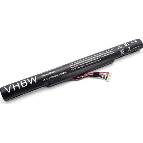 vhbw Akku kompatibel mit Acer Aspire V3-574T-51EL, V3-574T, V3-574G-59MA, V3-574G-7679, V3-574G-56F3, V3-574G-55SD Notebook (2200 mAh, 14,8 V, Li-Ion)