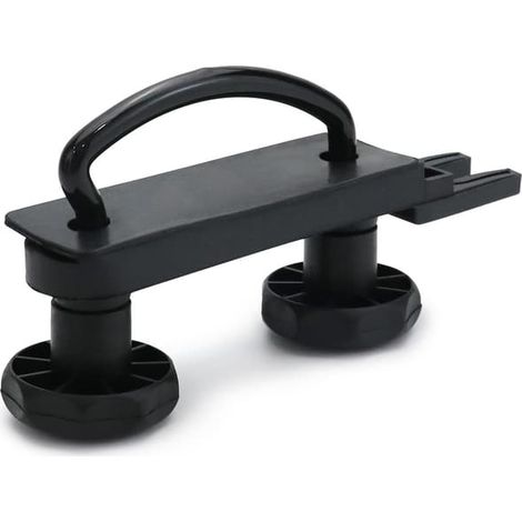 1 set U-bultar for takbox, Takboxfästningssats, U-bultar Spännvidd 85mm, avec 8 Låsbrickor et 2 Bandag