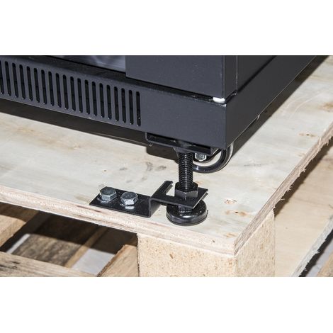 Armadi rack Link ARMADIO RACK 19" 42U (A)2055, (L)600, (P)800 COLORE NERO PORTA VETRO DISASSEMBLATO
