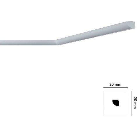 CORNICE DECORATIVA PER SOFFITTO mod. I715 - mm. 20 x 20 x 2 mt