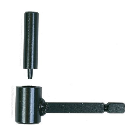 Bisagra para puerta de piedra Ø14 negro cataforesis FIJACIONES - Cola cuadrada 10x80 - A000210