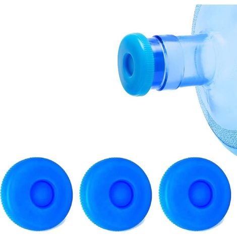 Nouveau couvercle de distributeur d'eau de 5 gallons sans ouverture avec bouchon intérieur (3 pièces) (1/5)