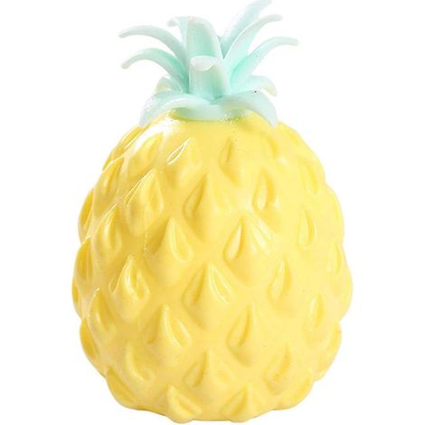 Balle de décompression ananas en TPR pour soulager le stress et l'anxiété - Cadeau idéal pour un anniversaire (1/5)