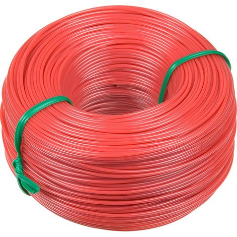 Nylon desbrozadora redondo Orework 1 mm x 100 m rojo