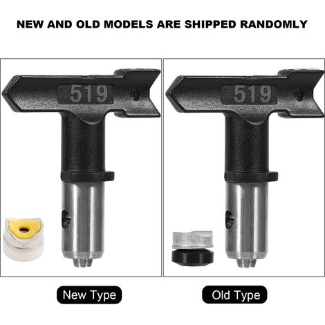 Buse Réversible en Acier Tungstène pour Pistolet à Peinture Airless - Accessoire 519 (1/2)