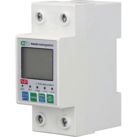 Intelligenter WLAN-Energiemonitor mit App-Steuerung, Prepaid-Leckageschutz, 1–63 A, 220 V (1/4)