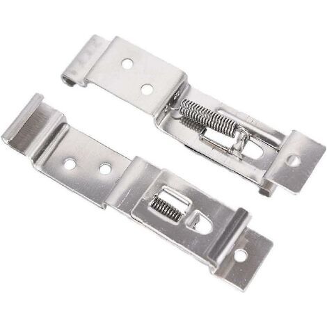 royaluxe - 2 Pcs Support De Plaque De Plaque De Plaque De Remorque Pcs Support d'acier Inoxydables De Type De Souture Convenu pour Plaque D'impriétés De Voiture argent， (1/5)