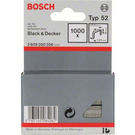 Bosch 2 609 200 206 Heftklammern 1000 Heftklammern