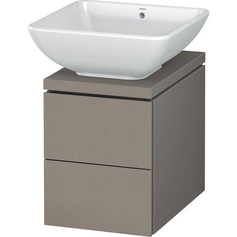Mobiletto Duravit L-Cube Vanity per console, larghezza 320 mm, profondità 477 mm, 2 cassetti, colorazione: Terra Opaco - LC681801414 (1/5)