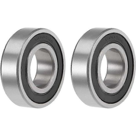 - Quatre roulements à billes à gorge profonde 6004-2rs, mesurant 20x42x12mm, en caoutchouc à double étanchéité et acier chromé. (1/3)