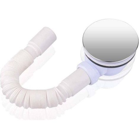 Bardusch-Bonde de douche avec siphon pour receveur de douche avec trou d'écoulement de Ø 90 mm, tuyau flexible (1/4)