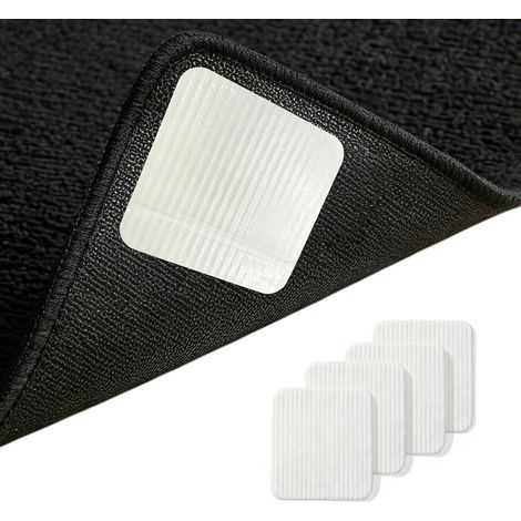 4 Pince Antidérapante Tapis Lavable, Maintient Tapis Plat Sans Résidu (1/5)