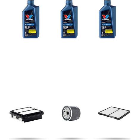 Kit tagliando 3 FILTRI e 3L OLIO compatibile con Hyundai Accent III (MC) 1.5 75KW dal 2008 (1/5)