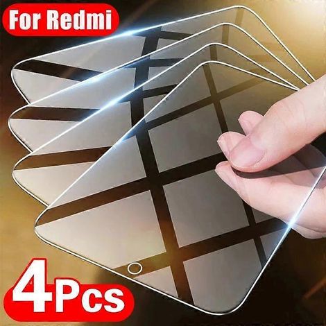 Lot de 4 protections d'écran en verre pour Xiaomi Redmi 9A (1/5)
