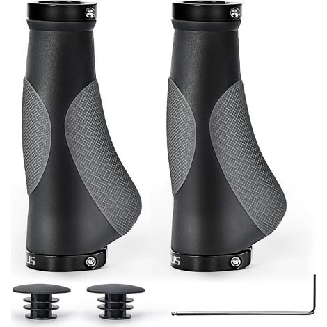 Ergonomische Fahrradgriffe mit Lock-On-System für 22mm Lenker (1/5)