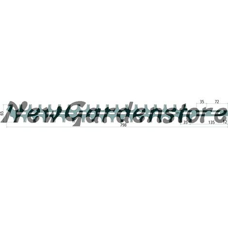 Heckenscherenblatt beidseitig innen außen kompatibel SHINDAIWA 13287020