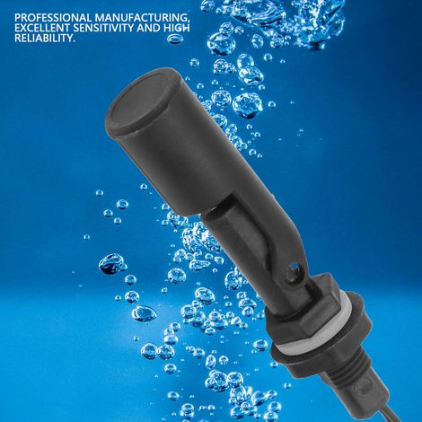 2 capteurs de niveau d'eau pour réservoir en PP, interrupteur à flotteur horizontal (type C) (1/5)
