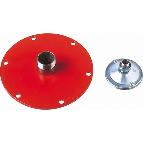 Edelstahlset Gegenflansch + Befestigungsteil für 200/300 Liter